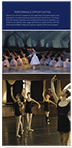 International Ballet Academy, prospective students brochure design, pages 6/7