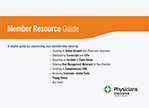 Physicians Insurance, Member Resource Guide cover, page 10/20