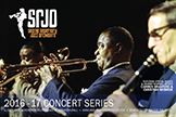 Seattle Repertory Jazz Orchestra Season 2016-17, brochure cover design